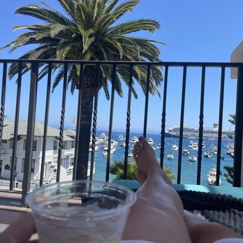 El Encanto Catalina - El Encanto Spa Terrace view - Day Spas Near Me - Avalon, California