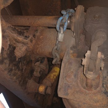 Friedrich's Auto & Truck - He dummied this chain around the axel for pictures - Towing Near Me - Rice, Minnesota Friedrich's Auto & Truck - He dummied this chain around the axel for pictures - Towing Near Me - Rice, Minnesota
