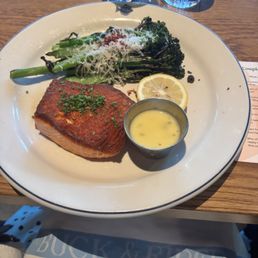 Salmon and broccolini Salmon and broccolini