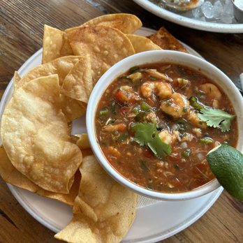 d’Alba - Blue crab and shrimp campechana - New American Near Me - Houston, Texas