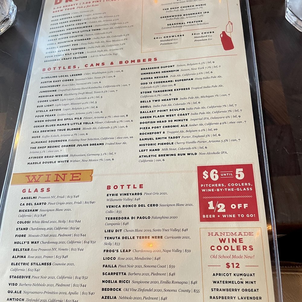 Federal Pizza - Drink menu - Pizza Near Me - Phoenix, Arizona Federal Pizza - Drink menu - Pizza Near Me - Phoenix, Arizona