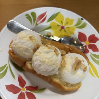 Larb Thai-Isan - Coconut ice cream with bread - Laotian Near Me - Fort Lauderdale, Florida Larb Thai-Isan - Coconut ice cream with bread - Laotian Near Me - Fort Lauderdale, Florida