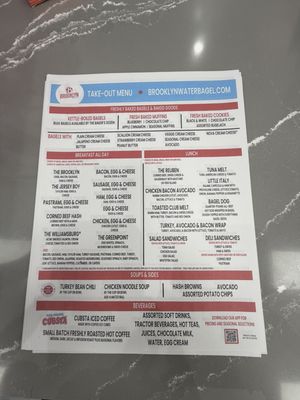 Menu photo 2 Brooklyn Water Bagel Clermont, FL