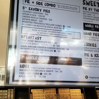Pop Pie - Menu as of June 2022 - Bakeries Near Me - Costa Mesa, California Pop Pie - Menu as of June 2022 - Bakeries Near Me - Costa Mesa, California