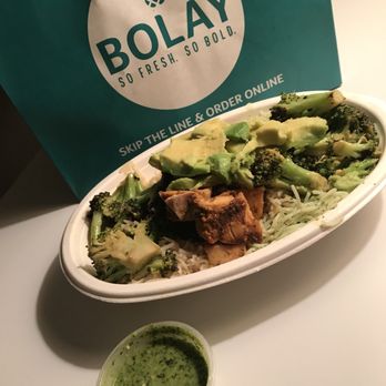 Bolay - Baja Bol and Cilantro Pesto Sauce - next time I need 2 containers of that sauce! - New American Near Me - Boca Raton, Florida