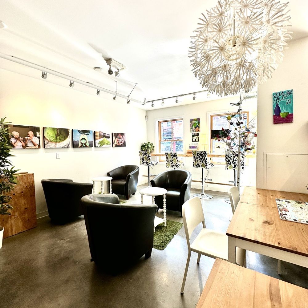 Just Matcha - bright and welcoming space to sit and relax - Tea Rooms Near Me - Victoria, British Columbia