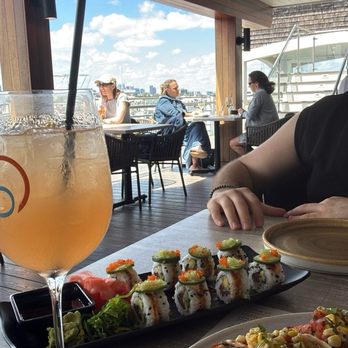 Sunset Pier - Seasonal Sangria, Fish tacos, Sunset Roll - Cocktail Bars Near Me - Quincy, Massachusetts Sunset Pier - Seasonal Sangria, Fish tacos, Sunset Roll - Cocktail Bars Near Me - Quincy, Massachusetts