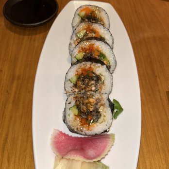 Sushi Den - Salmon Skin Roll 5pc - Japanese Near Me - Denver, Colorado