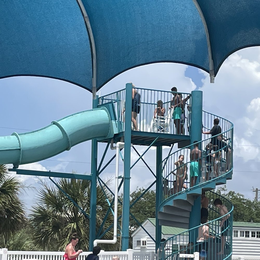 Camp Gulf - Water slide (great but was only open 1 hour 3 days/week) - Campgrounds Near Me - Destin, Florida Camp Gulf - Water slide (great but was only open 1 hour 3 days/week) - Campgrounds Near Me - Destin, Florida