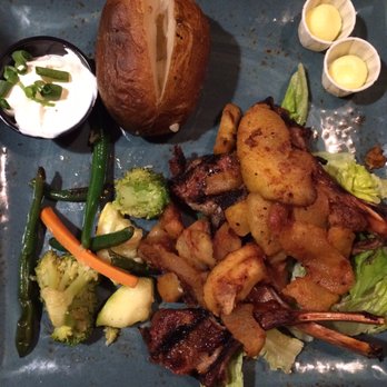 Drift Inn - Lamb chops with caramelized apples and baked potato! Yummy - New American Near Me - Yachats, Oregon Drift Inn - Lamb chops with caramelized apples and baked potato! Yummy - New American Near Me - Yachats, Oregon