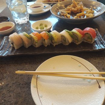 Ko Fusion - Rainbow sushi roll - Asian Fusion Near Me - Champaign, Illinois Ko Fusion - Rainbow sushi roll - Asian Fusion Near Me - Champaign, Illinois