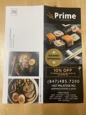 Menu photo 7 Prime Sushi & Ramen Hoffman Estates, IL