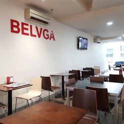 Belvga Fish and Chippery - Side seating area