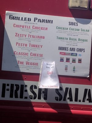 Menu photo 2 The Panini Truck Bellevue, WA
