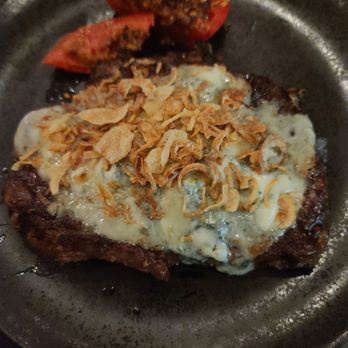 Bourbon Steak - Demonic Ribeye with blue cheese crust - Steakhouses Near Me - Lake Buena Vista, Florida