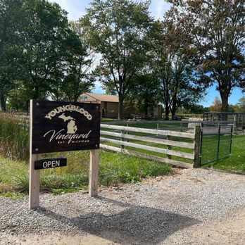 Youngblood Vineyard - Entrance - Wine Tasting Room Near Me - Ray, Michigan Youngblood Vineyard - Entrance - Wine Tasting Room Near Me - Ray, Michigan