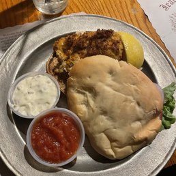 Broiled Tavern Crab Cake Sandwich