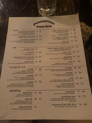 Pinkerton Wine Bar by null
