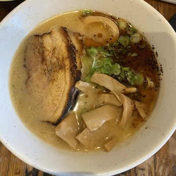 BESHOCK Ramen - Carlsbad - Black Garlic Tonkotsu Ramen - 8/10 It hit the spot! - Ramen Near Me - Carlsbad, California