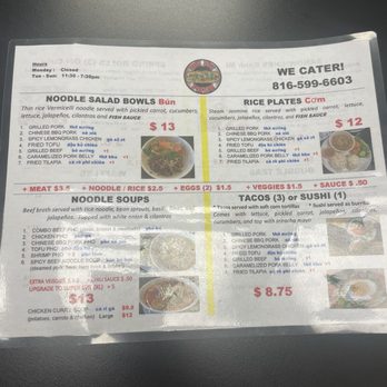 Bun Mee Phan - Menu - Vietnamese Near Me - Kansas City, Missouri