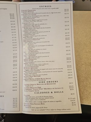 Menu photo 2 Valentino's Pizzeria & Restaurant Flushing, NY Menu photo 2 Valentino's Pizzeria & Restaurant Flushing, NY