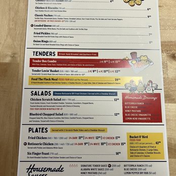 Waldo's Chicken & Beer - Menu front - Chicken Shop Near Me - Murfreesboro, Tennessee