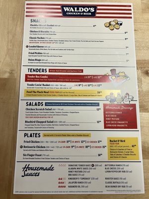 Menu photo 1 Waldo's Chicken & Beer Murfreesboro, TN