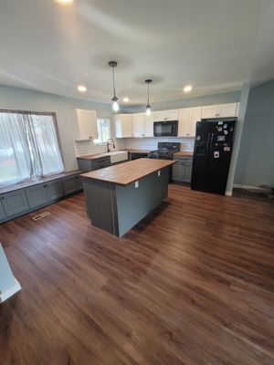 Kitchen Remodel - Ty's Construction LLC proudly presents the Sterling Culinary Transformation, a remarkable kitchen interior project completed for Mrs. Johnson in the heart of Sterling Heights, Michigan. As a dedicated construction and remodeling company, our goal was to reinvent Mrs. Johnson's kitchen into a modern and functional culinary haven that aligns with her lifestyle and cooking ambitions. This transformation showcases our commitment to excellence in design and craftsmanship.
Key features of this project included the use of cutting-edge materials and techniques, such as custom cabinetry, a state-of-the-art ventilation system, energy-efficient lighting, and premium quartz countertops. Our team faced the challenge of optimizing space in the existing layout, which we overcame through innovative space-saving solutions. Additionally, we integrated smart kitchen technology to enhance functionality and user experience, setting a new standard for modern kitchens in the area.
The project's success is measured by the countless accolades and positive feedback from Mrs. Johnson, along with the notable increase in her home's market value. The kitchen's transformation has not only improved day-to-day living but has also become a focal point for family gatherings and social events. The communal impact is significant, as this project highlights the potential for sustainable and stylish home renovations that enrich the neighborhood.
By choosing Ty's Construction LLC for your remodeling projects, you're choosing a partner committed to delivering exceptional results that exceed client expectations. We invite you to contact us today to learn more about how we can transform your space into a masterpiece, just as we did for Mrs. Johnson's kitchen in Sterling Heights. Kitchen Remodel - Ty's Construction LLC proudly presents the Sterling Culinary Transformation, a remarkable kitchen interior project completed for Mrs. Johnson in the heart of Sterling Heights, Michigan. As a dedicated construction and remodeling company, our goal was to reinvent Mrs. Johnson's kitchen into a modern and functional culinary haven that aligns with her lifestyle and cooking ambitions. This transformation showcases our commitment to excellence in design and craftsmanship.
Key features of this project included the use of cutting-edge materials and techniques, such as custom cabinetry, a state-of-the-art ventilation system, energy-efficient lighting, and premium quartz countertops. Our team faced the challenge of optimizing space in the existing layout, which we overcame through innovative space-saving solutions. Additionally, we integrated smart kitchen technology to enhance functionality and user experience, setting a new standard for modern kitchens in the area.
The project's success is measured by the countless accolades and positive feedback from Mrs. Johnson, along with the notable increase in her home's market value. The kitchen's transformation has not only improved day-to-day living but has also become a focal point for family gatherings and social events. The communal impact is significant, as this project highlights the potential for sustainable and stylish home renovations that enrich the neighborhood.
By choosing Ty's Construction LLC for your remodeling projects, you're choosing a partner committed to delivering exceptional results that exceed client expectations. We invite you to contact us today to learn more about how we can transform your space into a masterpiece, just as we did for Mrs. Johnson's kitchen in Sterling Heights.