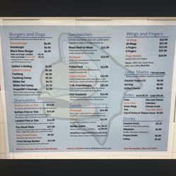Widewaters Grill - New menu as of 10/25
