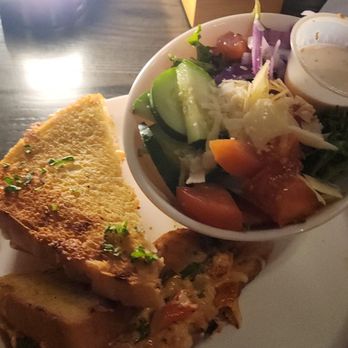 Gocha's Tapas Bar - Lobster grill cheese sandwich and salad - Tapas Bars Near Me - Atlanta, Georgia