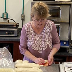 Mt Top Convenience - Lori, making fresh homemade pepperoni rolls!