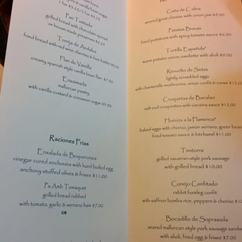 The Harvest Vine - The brunch menu. - Tapas Bars Near Me - Seattle, Washington The Harvest Vine - The brunch menu. - Tapas Bars Near Me - Seattle, Washington