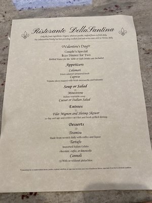 Menu photo 6 Ristorante DellaSantina Sevierville, TN Menu photo 6 Ristorante DellaSantina Sevierville, TN