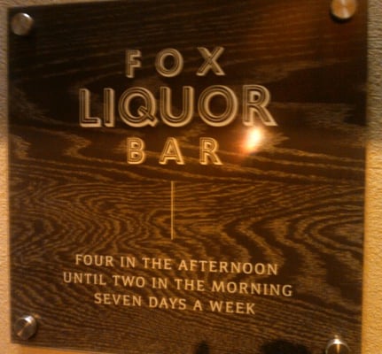 Fox Liquor Bar by null