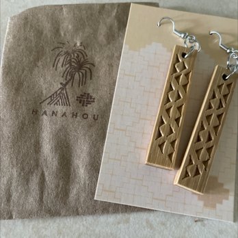 Hana Hou - My new ohe (bamboo) earrings - Jewelry Near Me - Hilo, Hawaii