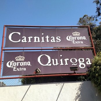 Carnitas Quiroga - Sign in the parking lot - Mexican Near Me - Tijuana, BCN Carnitas Quiroga - Sign in the parking lot - Mexican Near Me - Tijuana, BCN