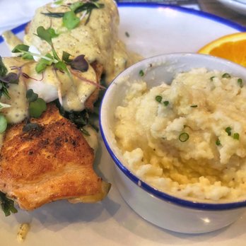 Noble Crust - Bronzed Salmon Benny* - Italian Near Me - Wesley Chapel, Florida