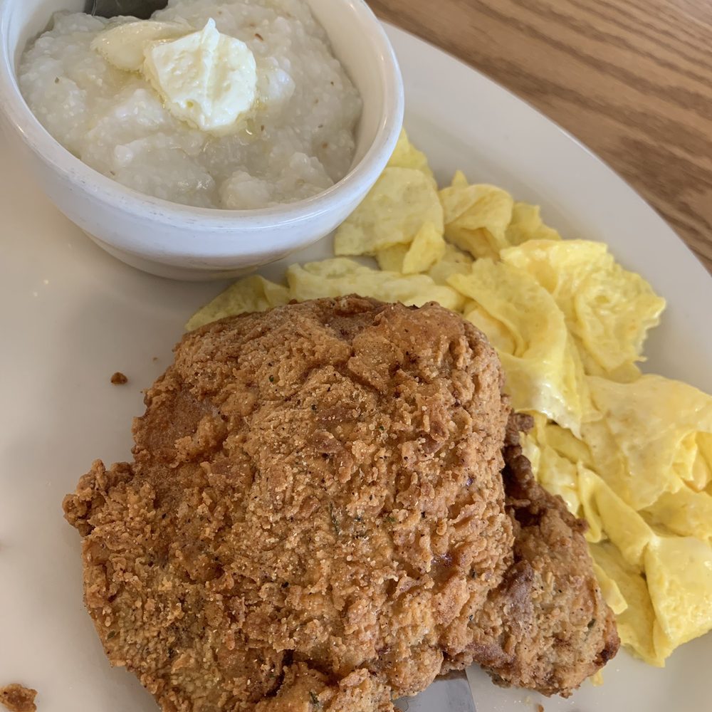 Breakfast & Lunch Lovers - Pork chop, grits and scrambled eggs - Desserts Near Me - Raytown, Missouri Breakfast & Lunch Lovers - Pork chop, grits and scrambled eggs - Desserts Near Me - Raytown, Missouri