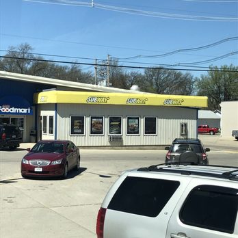 Subway - cars parked in front of a convenience store - Sandwiches Near Me - Crete, Nebraska