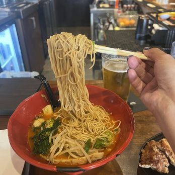 JINYA Ramen Bar - Tulsa - Spicy chicken ramen, brussel sprouts - Tapas/Small Plates Near Me - Tulsa, Oklahoma