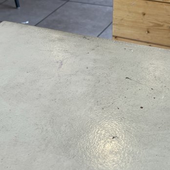 Taco Bell - Dining room table. Looks like somebody's been sleeping on it. - Fast Food Near Me - Hayward, California Taco Bell - Dining room table. Looks like somebody's been sleeping on it. - Fast Food Near Me - Hayward, California