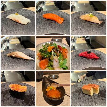 Kuramoto - Various omakase pieces from lunch - Sushi Bars Near Me - Tustin, California Kuramoto - Various omakase pieces from lunch - Sushi Bars Near Me - Tustin, California