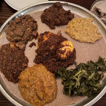 Queen Of Sheba - Taste of Sheba Combination Sampler - Ethiopian Near Me - New York, New York Queen Of Sheba - Taste of Sheba Combination Sampler - Ethiopian Near Me - New York, New York