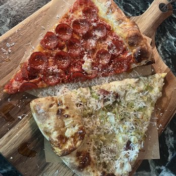 Miami Slice - Pepperoni proper & mushroom truffle - Pizza Near Me - Miami, Florida