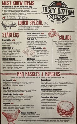Menu photo 5 Foggy Bottom BBQ Loganville, GA Menu photo 5 Foggy Bottom BBQ Loganville, GA