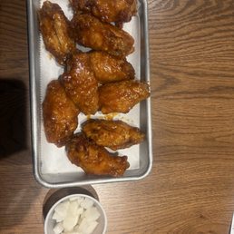 Yangnyeom 10 piece wings with Pickled Radish Yangnyeom 10 piece wings with Pickled Radish