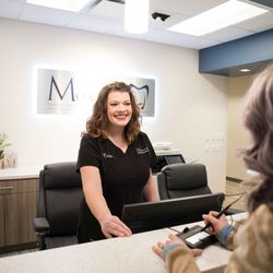 Monahan Family and Cosmetic Dentistry - Check out area at the new dentist office of Monahan Family & Cosmetic Dentistry