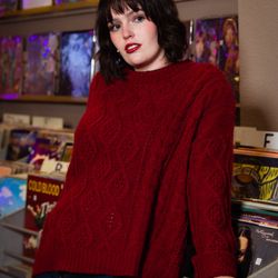 Dejaphoto - Senior photos in a record shop with my mobile studio lights