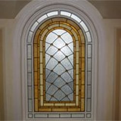 Act II Interiors - Leaded Glass in Arched Window