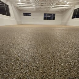 Epoxy garage floor